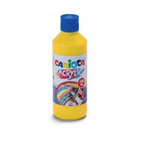 Témperas líquidas TEMPERA CARIOCA ACRILYC LIQUIDA 250 ml (botella) AMARILLO PRIMARIO