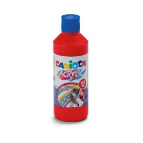Témperas líquidas TEMPERA CARIOCA ACRILYC LIQUIDA 250 ml (botella) ROJO