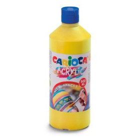 Témperas líquidas TEMPERA CARIOCA ACRILYC LIQUIDA 500 ml (botella) AMARILLO PRIMARIO