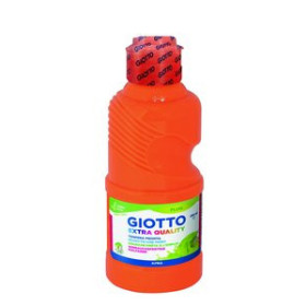 Témperas líquidas TEMPERA GIOTTO LIQUIDA FLUO 250 ml (botella) NARANJA