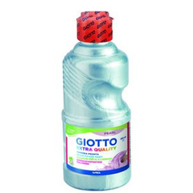 Témperas líquidas TEMPERA GIOTTO LIQUIDA PEARL 250 ml (botella) AZUL CYAN
