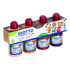 Témperas líquidas TEMPERA GIOTTO LIQUIDA SKIN TONES 4x250 ml (botella) SURTIDO
