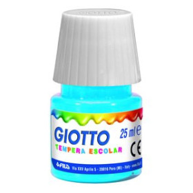 Témperas clásicas TEMPERA GIOTTO 25 ml CIAN