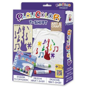 Témperas sólidas TEMPERA INSTANT SOLIDA PLAYCOLOR ONE TEXTIL PACK T-SHIRT