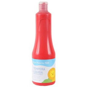 Témperas líquidas TEMPERA LA PAJARITA LIQUIDA 500 ml (botella)  BERMELLON TL-05