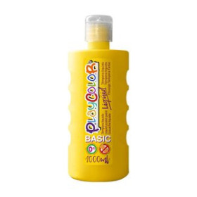 Témperas líquidas TEMPERA PLAYCOLOR LIQÜID LIQUIDA 1000 ml (botella) AMARILLO
