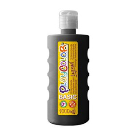 Témperas líquidas TEMPERA PLAYCOLOR LIQÜID LIQUIDA 1000 ml (botella) NEGRO