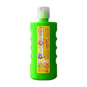 Témperas líquidas TEMPERA PLAYCOLOR LIQÜID LIQUIDA 1000 ml (botella) VERDE OSCURO