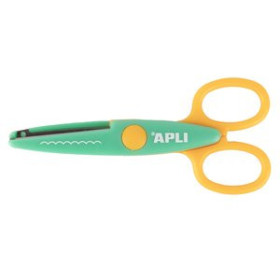 Tijeras escolares zig-zag y cor.creativ. TIJERAS APLI CREATIVA DENTADA 13
