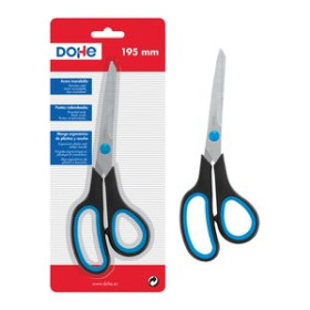 Tijeras TIJERAS DOHE ERGONOMICA 195 mm. ASIMETRICA NEGRO Y AZUL