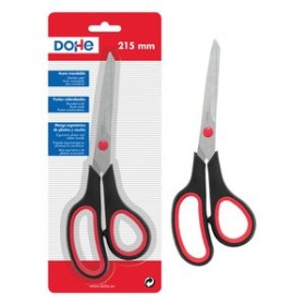 Tijeras TIJERAS DOHE ERGONOMICA 210 mm. ASIMETRICA NEGRO Y ROJO