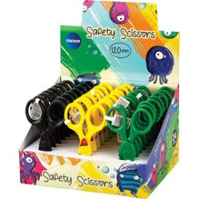 Tijeras escolares TIJERAS ESCOLARES CENTRUM 11 cm. PLASTICO SURTIDA EXPOSITOR DE 24