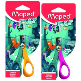 Tijeras TIJERAS ESCOLARES MAPED VIVO JUNGLE FEVER 12 cm. BLISTER de 1
