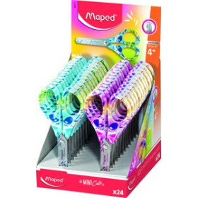 Tijeras escolares TIJERAS MAPED MINI CUTE 13 cm. EXPOSITOR DE 24