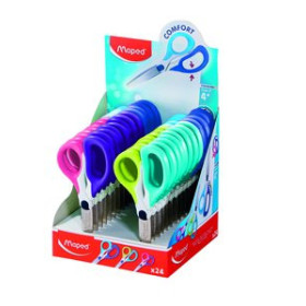 Tijeras TIJERAS MAPED SENSOFT ASIMETRICA 13 cm. EXPOSITOR de 24