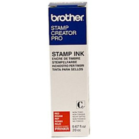 Tinta para tampón TINTA BROTHER REENTINTADO 20 cc. ROJO