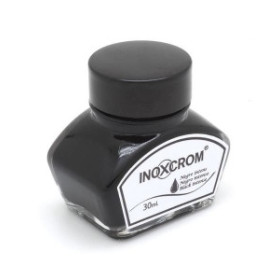 Tinta para estilográficas TINTA ESTILOGRAFICA INOXCROM FRASCO 30 ml. NEGRO