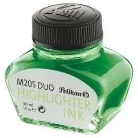 Tinta para estilográficas TINTA ESTILOGRAFICA PELIKAN FRASCO 4001 de 30 ml. VERDE FLUORESCENTE (339580)