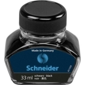 Tinta para estilográficas TINTA ESTILOGRAFICA SCHNEIDER FRASCO 33 ml NEGRA