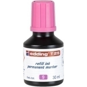 Tinta para marcadores permanentes TINTA ROTULADOR EDDING FRASCO 30 ml. T25 ROSA