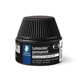 Tinta para marcadores permanentes TINTA ROTULADOR STAEDTLER 488 50 PERMANENTE FRASCO 30 ml. NEGRO