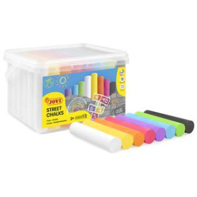 Tizas y portatizas TIZAS de COLORES JOVI MAXI BOTE de 48