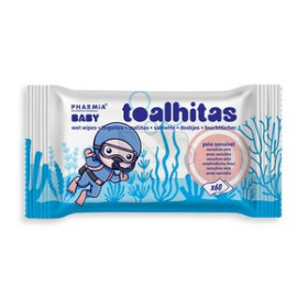 Toallitas TOALLITA PHARMIA BABY 99% AGUA PAQUETE de 60