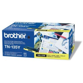 Originales laser TONER BROTHER TN 135Y AMARILLO HL-4040/4050/4070 MFC-9440/9040/9045 (4.000 PAG.)