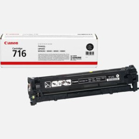 Originales laser TONER CANON NEGRO CRG 716BK LBP 5050/5050N (2.300 PÁG.) (ref. 1980B002AA)