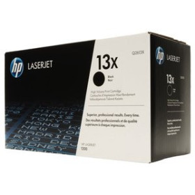 Originales laser TONER HP Nº 13X Q2613X LASERJET 1300 NEGRO MAX. CAPACIDAD 4.000 PÁG.