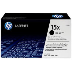 Originales laser TONER HP Nº 15X C7115X LASERJET 1000/1200/1220/3380 NEGRO 3.500 PÁG.