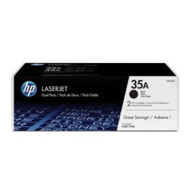 Originales laser TONER HP Nº 35A CB435AD LASERJET P1005/1006 NEGRO 1.500 PÁG. (PACK 2 UD.)