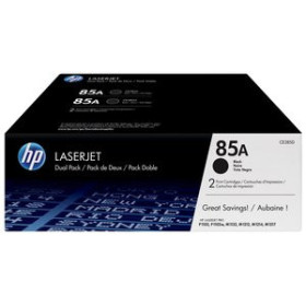 Originales laser TONER HP Nº 85A CE285AD LJ P1102 NEGRO (PACK 2 UD.)