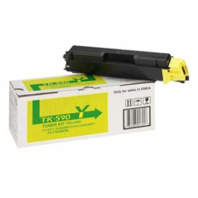 Originales laser TONER KYOCERA-MITA 1T02KVANL0 TK-590Y FS-C2026/FS-C2126