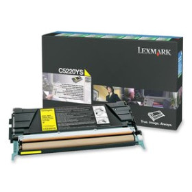 Originales laser TONER LEXMARK C5220YS COLOR C522/524/530/532/534 AMARILLO RETB. (3.000 PAG.)
