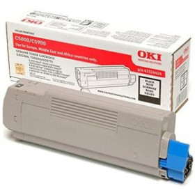 Originales laser TONER OKI C5550/5800/5900 NEGRO (6.000 PAG.) TYPE C8