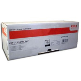 Originales laser TONER OKI 44973508 C511/C531/MC562 NEGRO (7.000 PAG.)