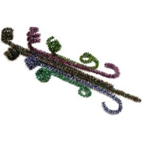 Varitas flexibles (limpia pipas) VARITAS FLEXIBLES FIXO KIDS con PURPURINA 30 cm.x6 mm. ROSA PACK de 50