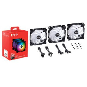 Componentes VENTILADOR XPG VENTO 120MM NEGRO RGB X3 PARA PORTATIL