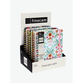 Agendas anuales AGENDA ANUAL (2026-27) FINOCAM CATALAN 16 MESES VITAE+TEMPUS ASSORTIMENT EXPOSITOR de 8