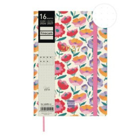 Agendas anuales AGENDA ANUAL (2026-27) FINOCAM 16 MESES INTERNACIONAL DOTTED COSIDA S/V APAIS. Y10 140x204 con GOMA GALA