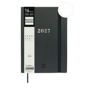 Agendas anuales AGENDA ANUAL (2026-27) FINOCAM 16 MESES INTERNACIONAL DOTTED COSIDA S/V APAIS. Y10 140x204 con GOMA NEGRO