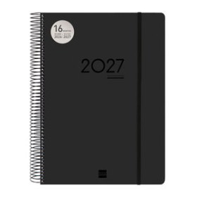 Agendas anuales AGENDA ANUAL (2026-27) FINOCAM 16 MESES INTERNACIONAL IKON ESPIRAL tapa PP D/P E40 210x297 con GOMA NEGRO