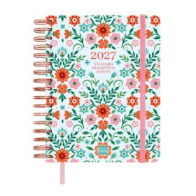 Agendas anuales AGENDA ANUAL (2026-27) FINOCAM 16 MESES VITAE WIRE-O tapa EXTRADURA S/V APAIS. 4º 155x217 con GOMA AZUL