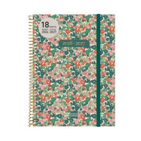 Agendas anuales AGENDA ANUAL (2026-27) FINOCAM 18 MESES INTERNACIONAL ESPIRAL tapa PP S/V APAIS. E10 155x212 con GOMA DAISY