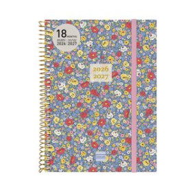 Agendas anuales AGENDA ANUAL (2026-27) FINOCAM 18 MESES INTERNACIONAL ESPIRAL tapa PP S/V APAIS. E10 155x212 con GOMA GIRL