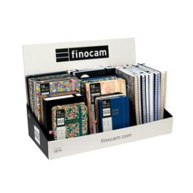 Agendas anuales AGENDA ANUAL (2026-27) FINOCAM 18 MESES INTERNACIONAL SURTIDO EXPOSITOR de 32