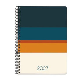 Agendas anuales AGENDA ANUAL (2026-27) MIQUELRIUS 18 MESES ESPIRAL tapa EXTRA PLUS 4º 155x213 S/V APAIS. SUNSET