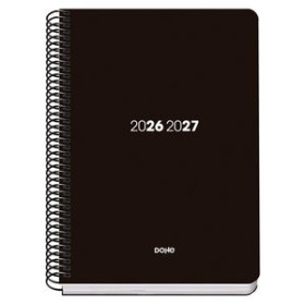 Agendas escolares AGENDA ESCOLAR (2026-27) DOHE BASIC ELEMENT ESPIRAL tapa PP A5 D/P con GOMA NEGRO
