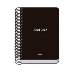 Agendas escolares AGENDA ESCOLAR (2026-27) DOHE BASIC ELEMENT ESPIRAL tapa PP A6 D/P con GOMA NEGRO